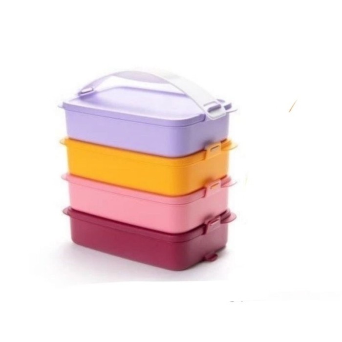 Terlaris Rantang Susun Tupperware Click To Go 4 Susun
