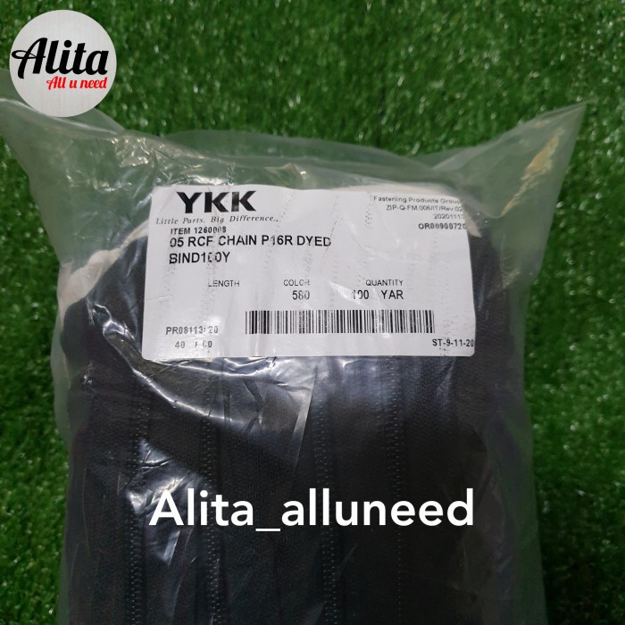 TERMURAH Resleting Meteran YKK no 3/ Sleting meteran YKK