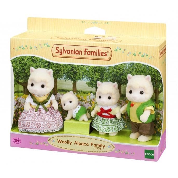 Mainan Koleksi Sylvanian Families Woolly Alpaca Family