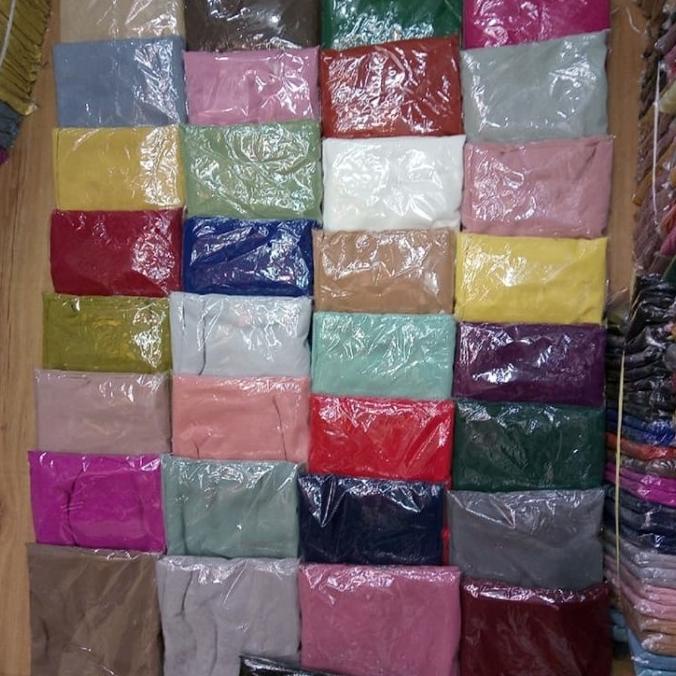 PREMIUM Khimar 2 Layer Jumbo / Hijab Ceruti Berkualitas SAHLA JNS