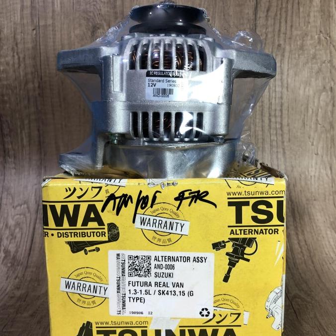 Alternator Futura Real Van 13 15 -Dinamo Ampere -12V 40A 1V -Taiwan