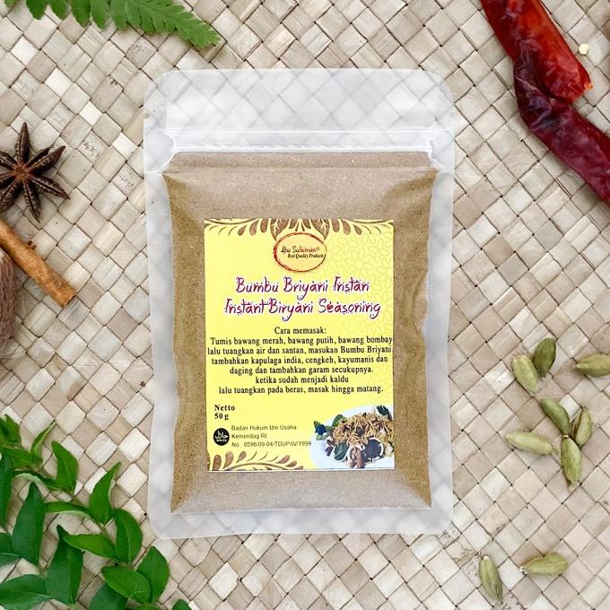 

Bumbu Nasi Briyani Instan/Instant Biryani Seasoning Abu Sulaiman 1 KG