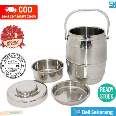 Rantang Stainless Vakum Dapat Menahan Panas Rantang Bekal Rantang Nasi