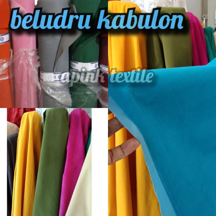 [KODE PRODUK WFIF85370] kain bahan bludru kabulon kain lapisan kotak perhiasan /bahan peci/kain blud