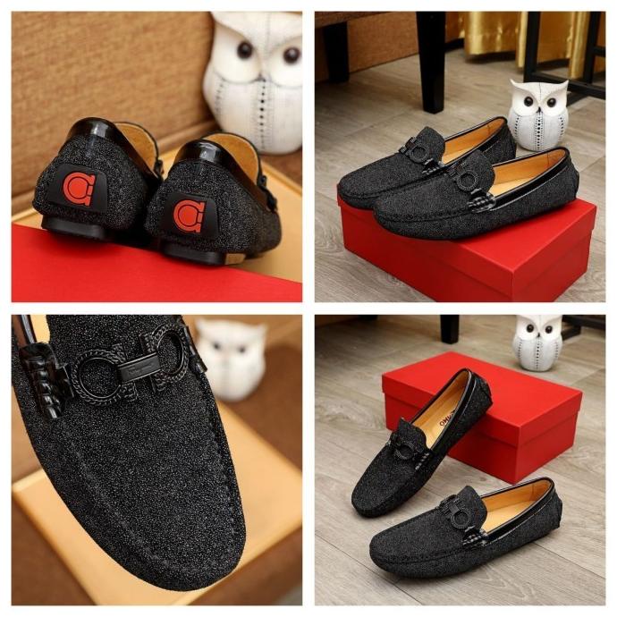 SEPATU BRANDED PRIA TERBARU  SEPATU PRIA IMPORT SEPATU LOAFERS BRANDED MIRROR H 25 EL09I09A82L