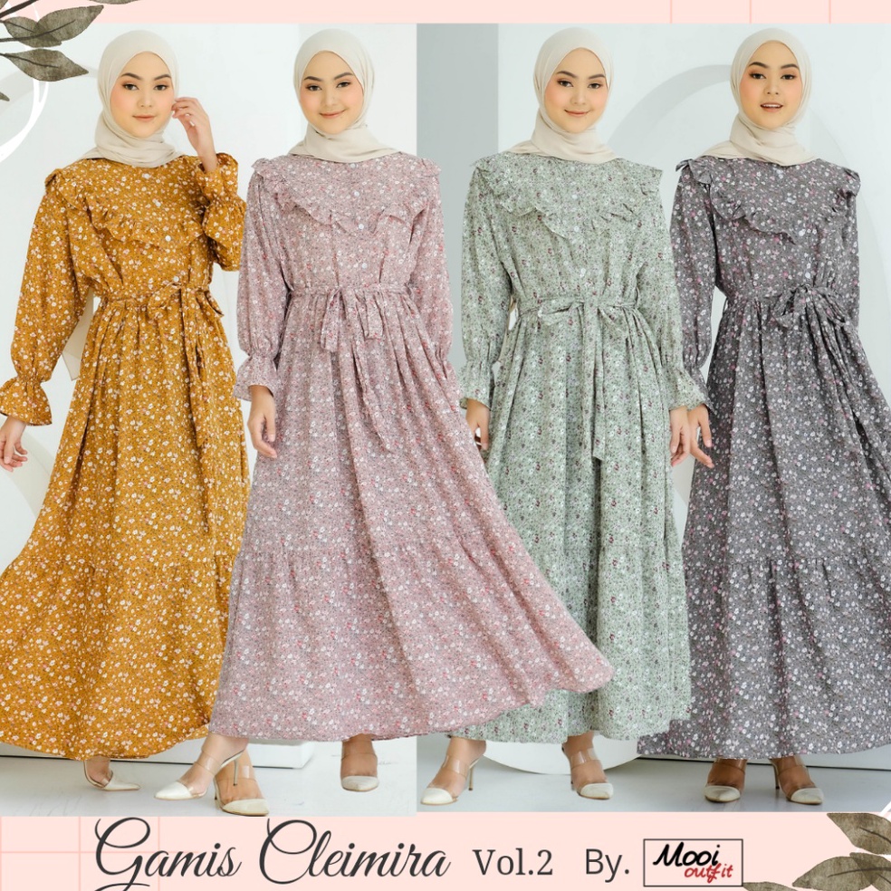 Chekout Gamis Terbaru 2023 Lebaran Wanita Jumbo Ld 120 130 Midi Dress Jumbo