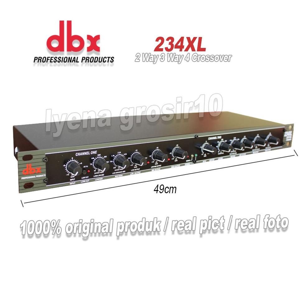 ANA729 CROSSOVER DBX 234/234XL Stereo 2 way/3 way / 4way Crossover Equalizer **