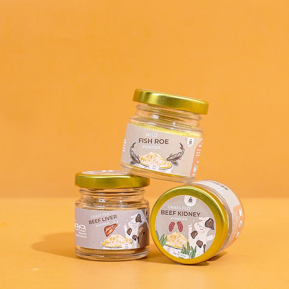 

Terlarisss.. HONEST FARM - BEEF KIDNEY POWDER 25 GR/ BEEF LIVER POWDER 25 GR/ FISH ROE POWDER 25 GR/ WILD OYSTER POWDER 25 GR MFQ