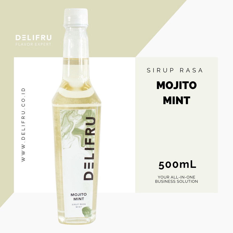 

Miliki Segera.. Mojito Mint Syrup Delifru 500 ml - Sirup Mint Premium TLY