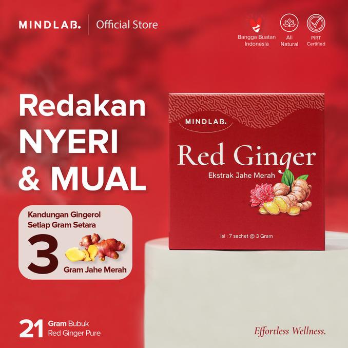 

<<<<<] Red Ginger Pure Powder 21gr Tanpa Gula - Jahe Merah Asli Mindlab