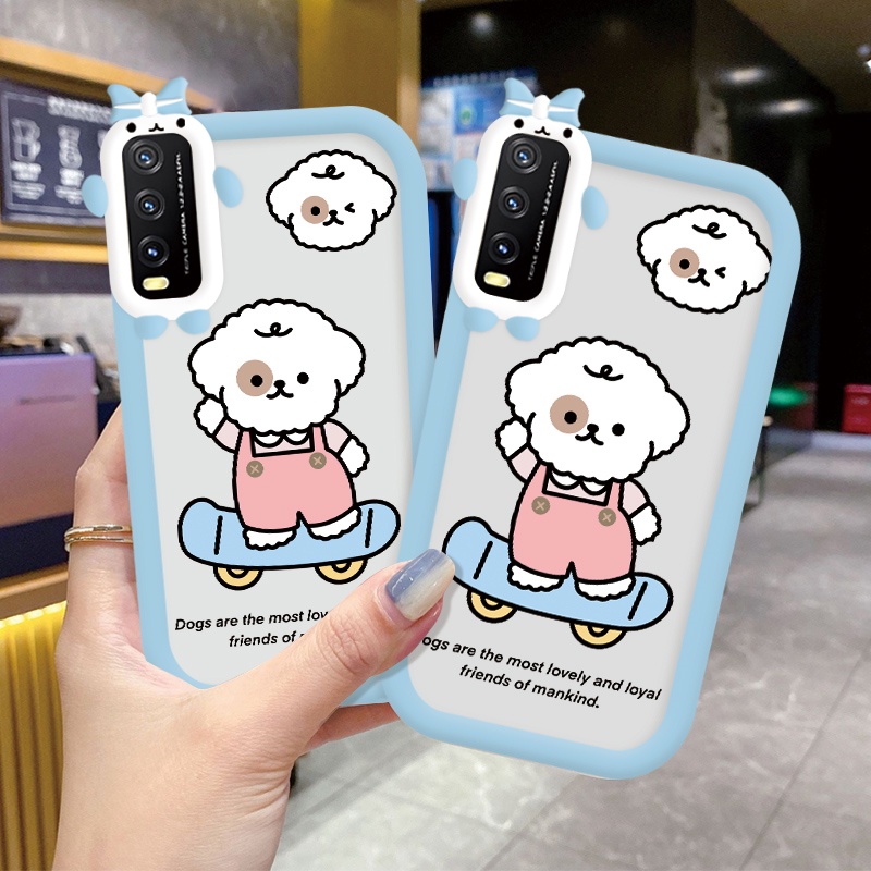 Case VIVO IQOO Z6 Case Ponsel untuk KartunBening Tahan Case Telepon Kamera Kreatif Casing Transparan