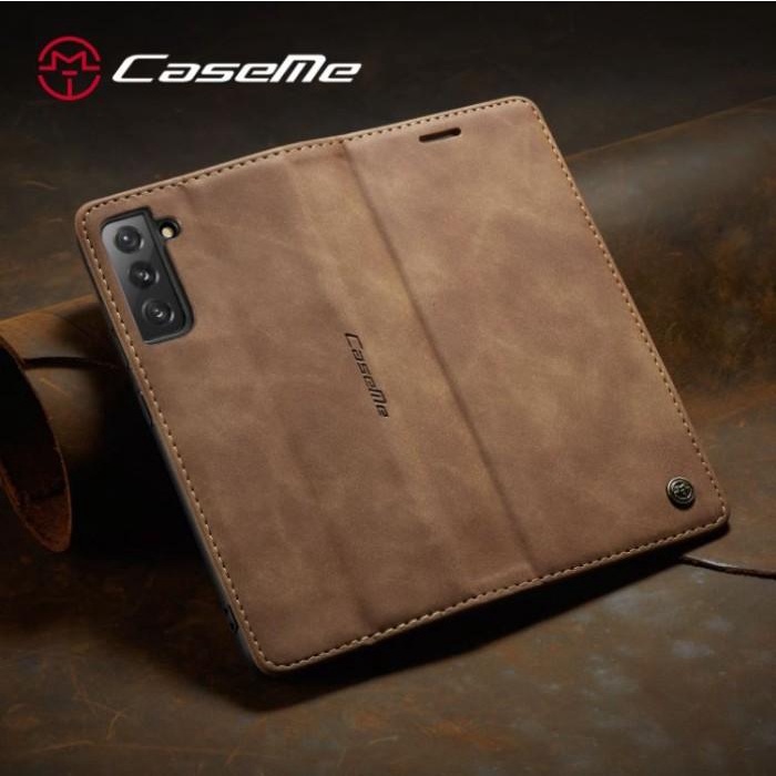 Caseme Samsung S21 S21 Plus Ultra Casing Flip Cover Leather Wallet
