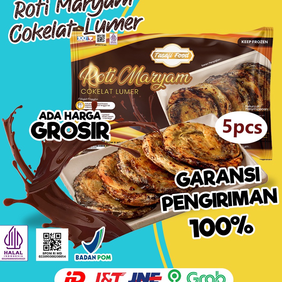 

bp✼Ready Stok✾ Coklat, Roti Maryam Cokelat Lumer Isi 5 B79 ➜