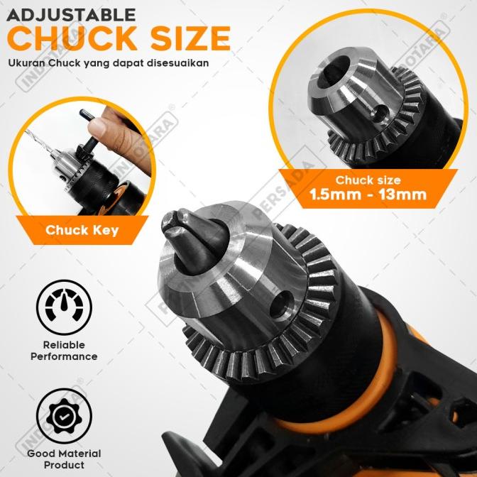 Mesin Bor Listrik Impact Drill Listrik Orion HD-6617