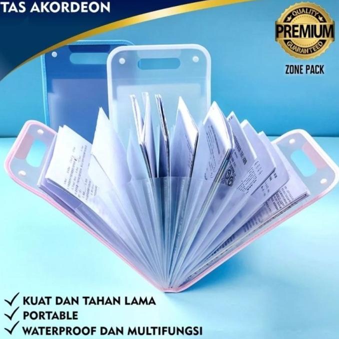 

Tas File Holder Kertas A4 13 Sekat Map Bag Dokumen Bags Box Alat Tulis