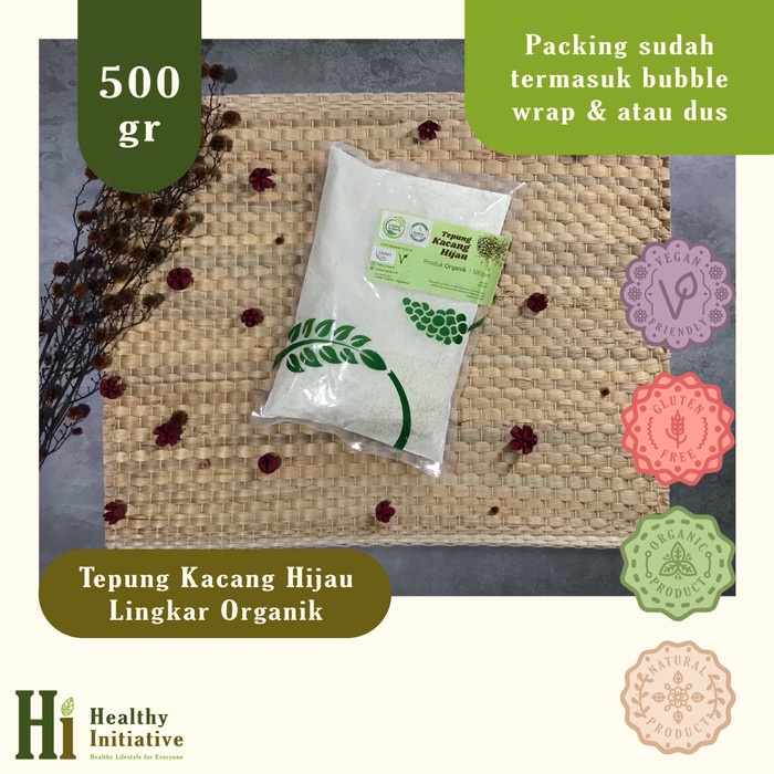 

Tepung Kacang Hijau Lingkar Organik 500Gr MPASI