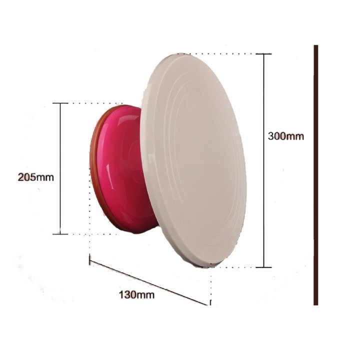 

Plastic Cake Stand Turntable 8020 Non Slip Meja Putar Dekorasi Kue