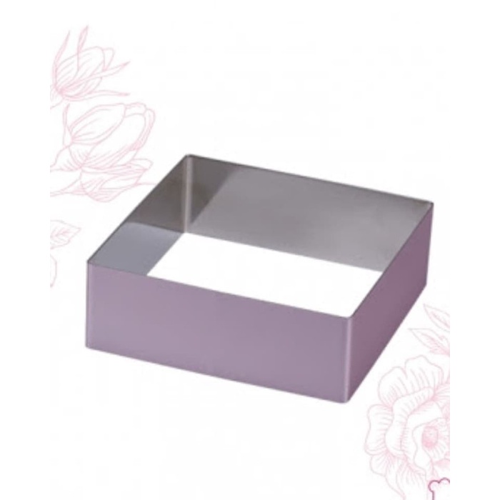 

Unopan UN27203 - Square Mousse Ring (Metallic Rose Series) 14.5cm