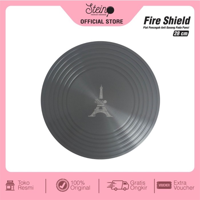 

Stein Steincookware Fire Shield 28cm Tatakan Kompor / Alas Kompor Gas