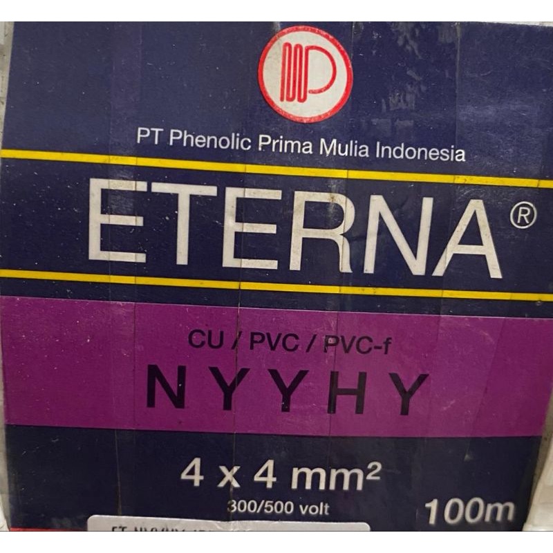 Kabel Eterna NYYHY 4 X 4 MM
