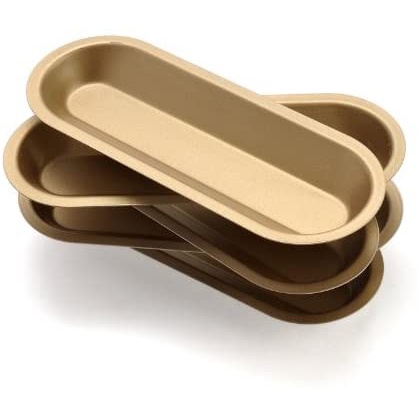 

Sanneng SN61445 - Hot Dog Mould 5pcs/set / Loaf Pan Non Stick 18x6cm