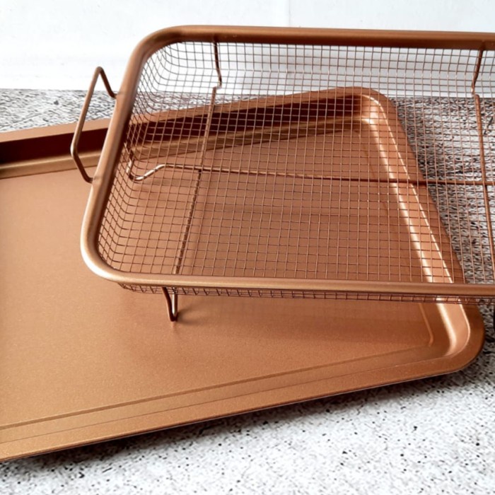 

Gold Crispy Tray / Crisper Tray / Alas Panggang Goreng 32.5 x 24.5cm