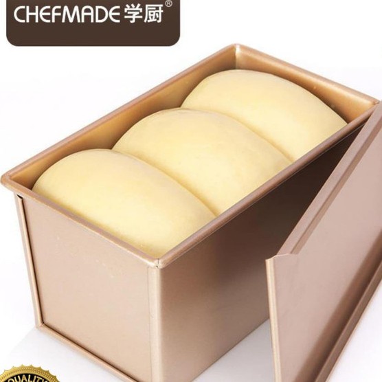 

Chefmade WK9088 - Loyang Roti Tawar Dengan Tutup / Covered Loaf Pan