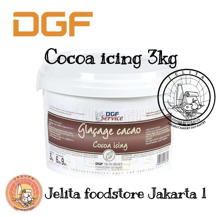 

DGF Cocoa Icing 3kg