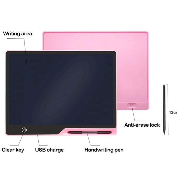 

Lcd Drawing Writing Tablet 16" Papan Tulis Anak Board Writing Pad