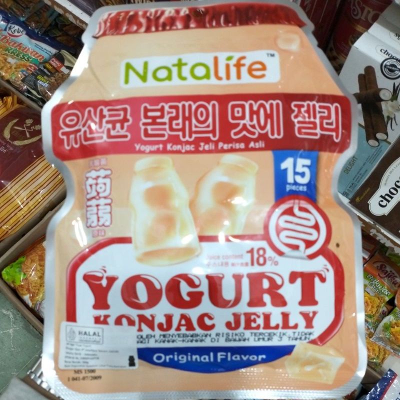 

Natalife Yogurt Konjac Jelly HALAL 15Pcs Konjac Jeli Aneka Rasa Impor Malaysia