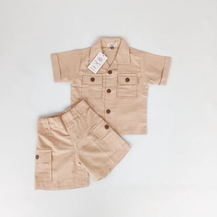 LBS.10Jn23ᴿ ‣ Setelan bayi dan anak Safari Set by Happyfio (zoo keeper)