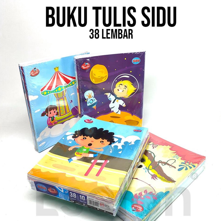 

☍Ready Stok➫ S0ZZ7 10pcs Buku Tulis SIDU Garis 38lembar / 1pack Buku Tulis SIDU 38lembar / Buku Tulis SIDU W81 ❇Terkini