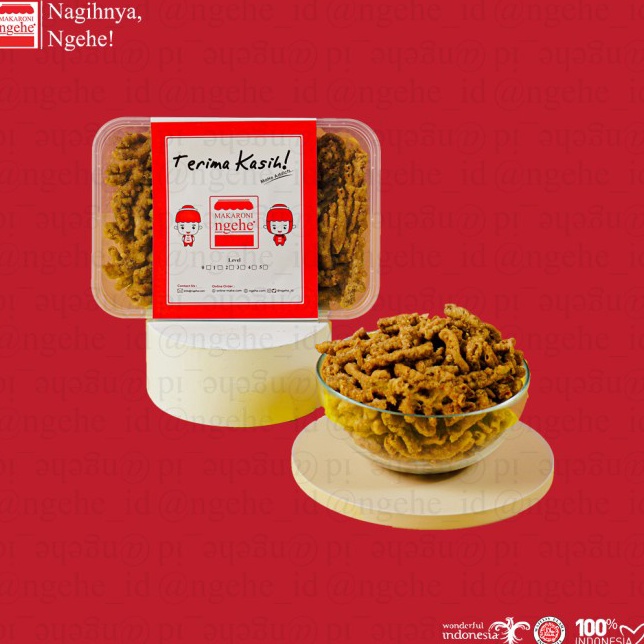 

[KODE NR7VU] Makaroni Ngehe Usus Goreng Kemasan Toples Regular