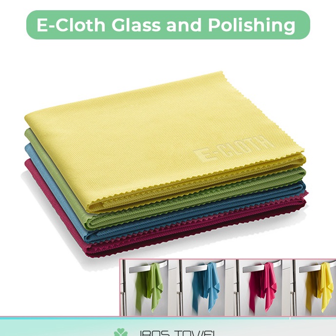 Harga Termurah JROSTOWEL - E-Cloth Glass and Polishing Cloth Microfiber 40x50 cm / 40x40 Kain Lap Mi