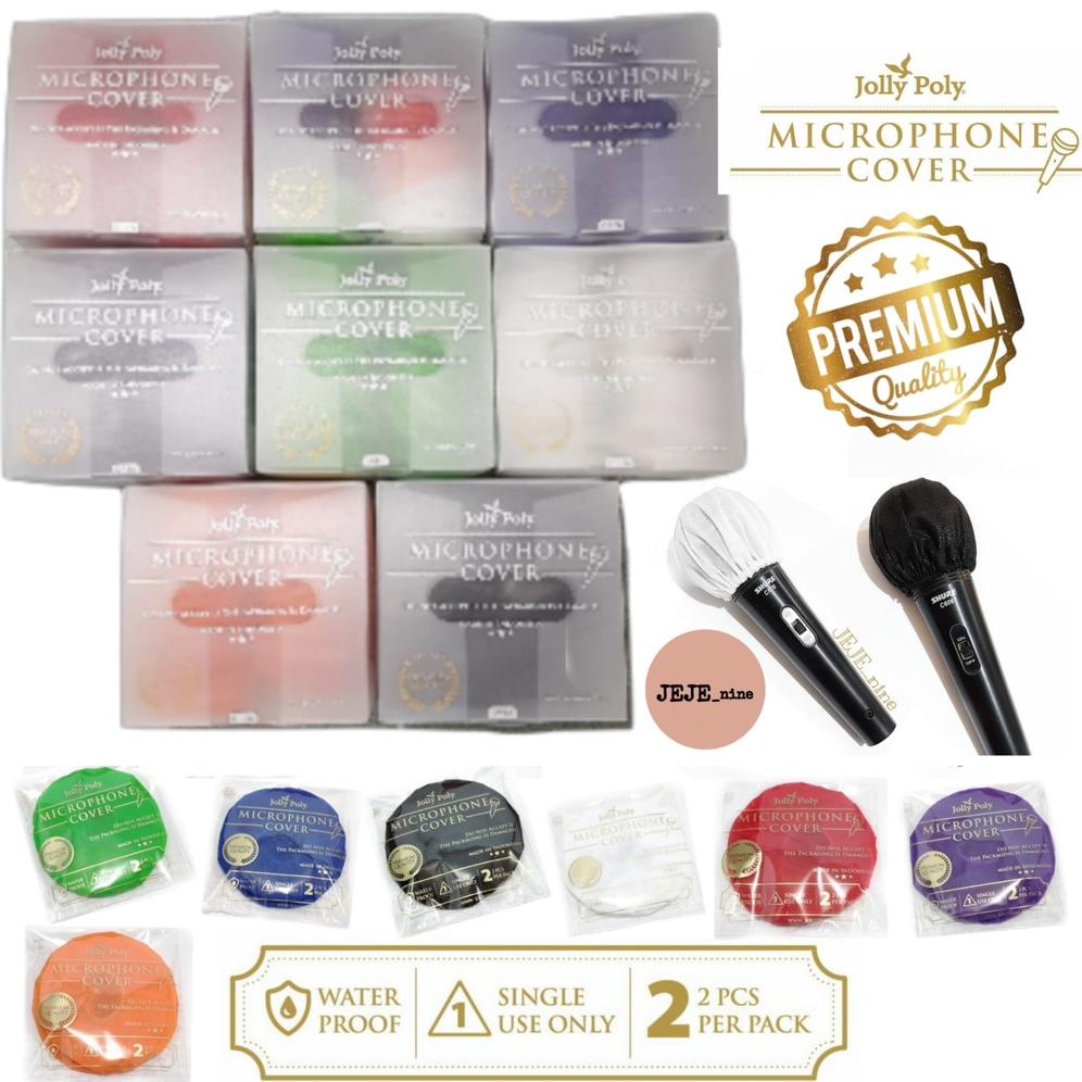 Terbaru Cover Mic 100 Pcs Premium Jolly Poly Tisu Mic Pelindung Mic Filter Mic Sarung Mic Cover Mic 