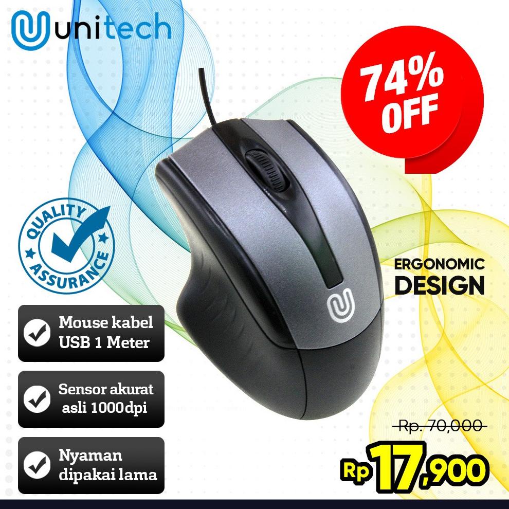 Terbaru Mouse Kabel Usb G5 Unitech Wired Usb 1Dpi