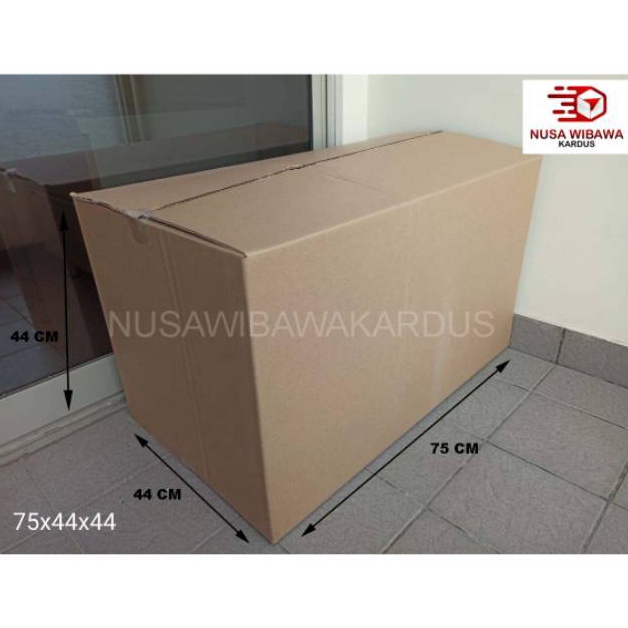 

W8N Kardus box packing polos 75x44x44cm, murah, kotak karton ➼Stock Banyak