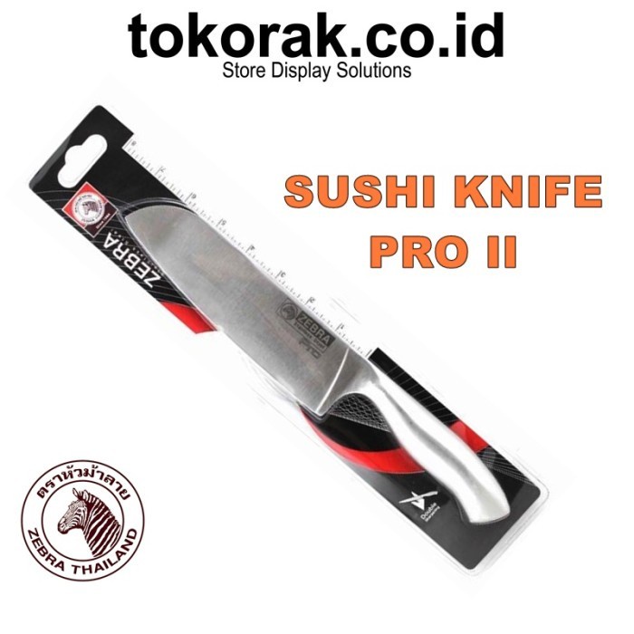Pisau Sushi Zebra Sushi Knife Pro 7 Inch 100249 Pisau Dapur Stainless