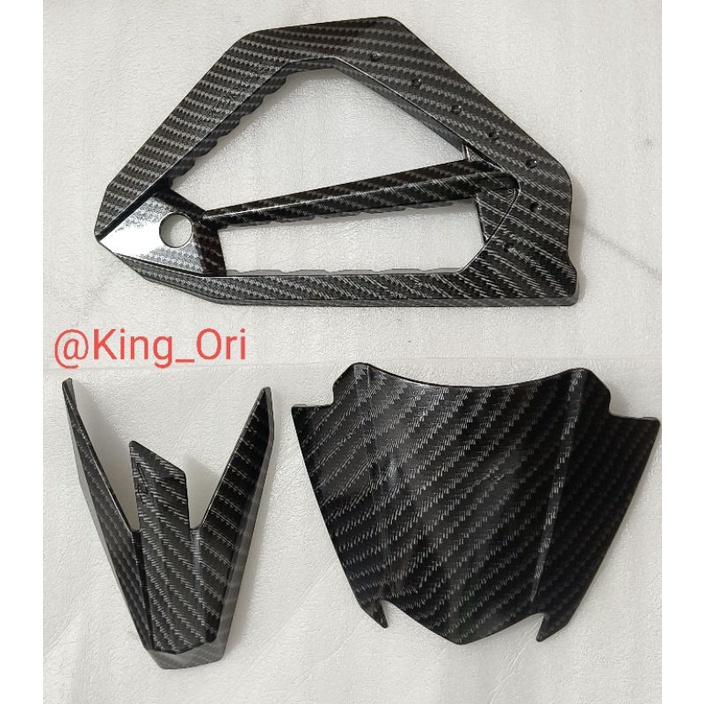 Paket Garnish cover knalpot Radiator Viso Vario 150 LED Garnish Vario 125 LED Original