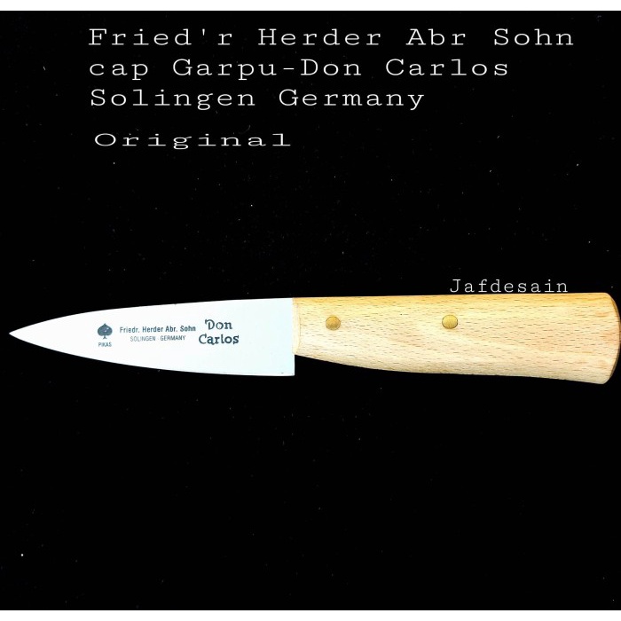 Pisau cap Garpu Asli 4" Solingen Jerman ORIGINAL