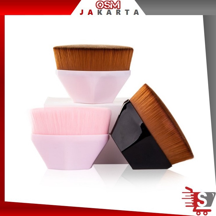 ZBFG-74 OSM JKT K5011 Kuas Bedak / Powder Brush / Brush Gagang Pendek / Brush Bedak Tabur / Kabuki B