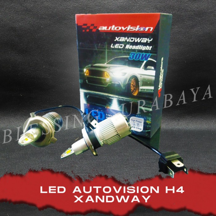 Lampu Led Mobil H4 Autovision Xandway 30 Watt Bombastis