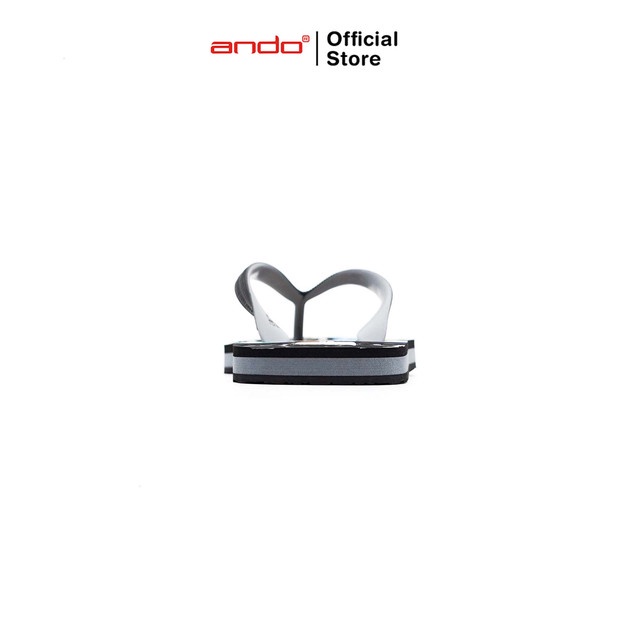 Ando Official Sandal Jepit Difice Remaja - Hitam/Abu-Abu