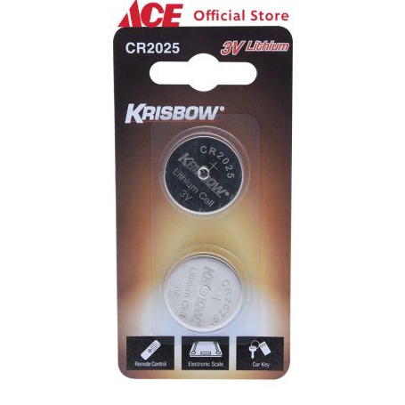 ➺ek Dijual Murah✯➳ Ace - Krisbow Baterai Cr2025 2 Pcs R92 ➘
