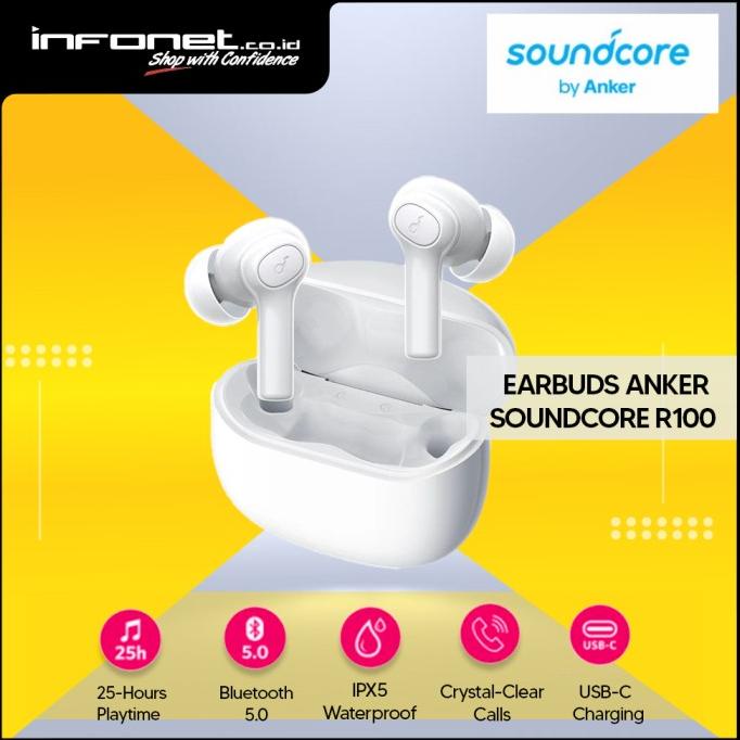 Best Seller EARBUDS ANKER SOUNDCORE R100 BLACK