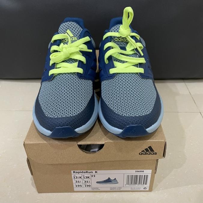 Sepatu Lari Anak Adidas Rapidarun Kids New Original | Us13.5K | 19Cm Sayyikastore