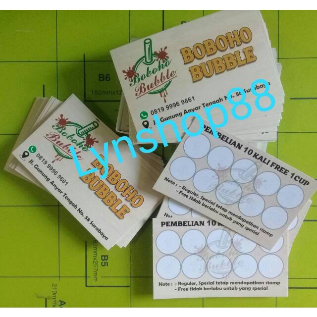 

POIN CARD/ STAMP CARD / REWARD CARD / LOYALTY CARD / MEMBER CARD