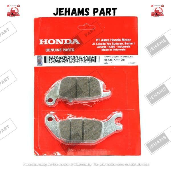 KAMPAS REM CAKRAM, DISPAD, KAMPAS REM CAKRAM BELAKANG PAD SET RR SUPRA X 125, TIGER, CS1 – 06435KPP9
