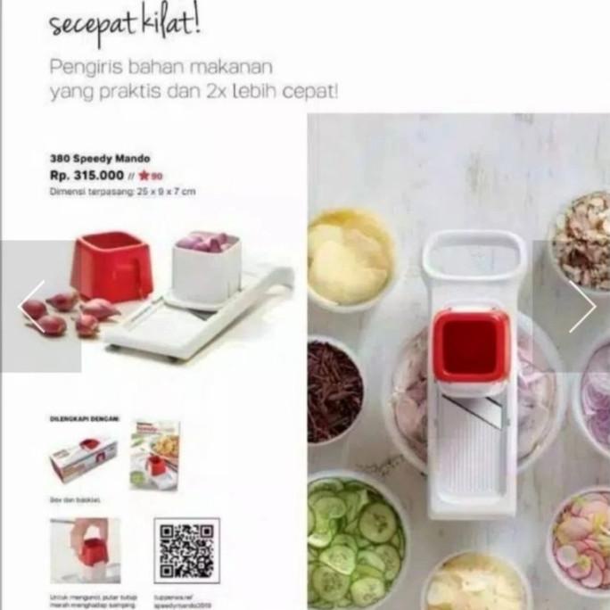 Tupperware speedy mando pengiris bawang kentang dll slicer