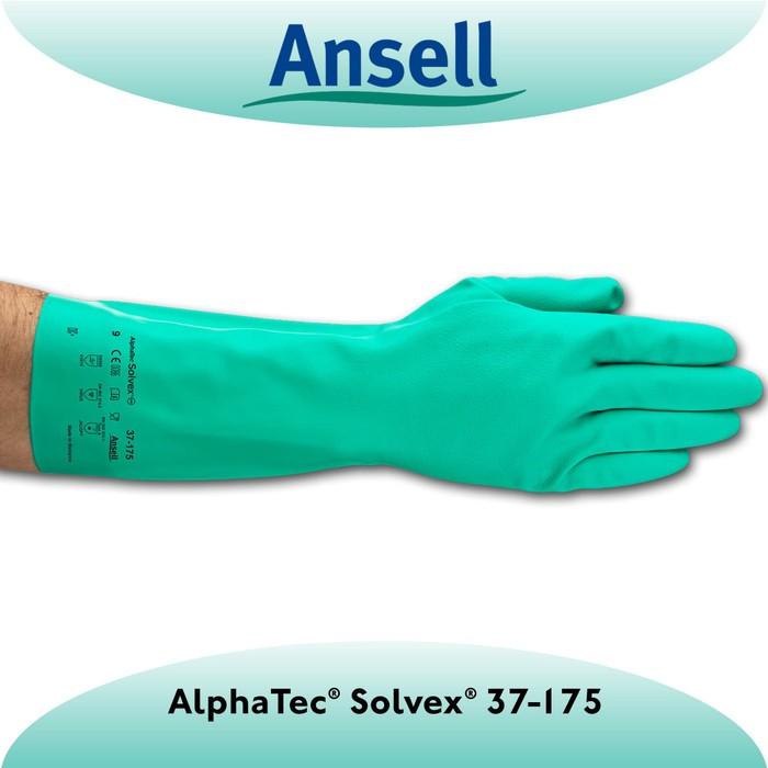 Terlaris Sarung Tangan Ansell Alphatec Solvex 37-175 - Chemical Protection